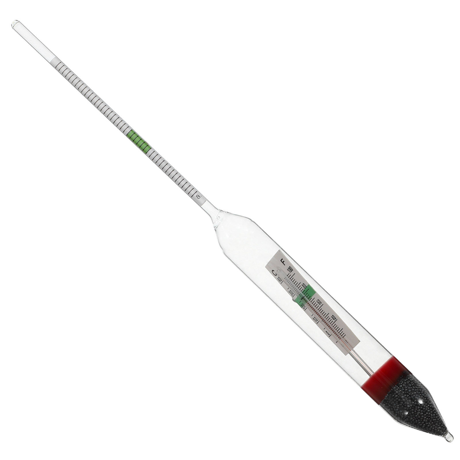 Marine Aquarium Hydrometer - Salinity Hydrometer Solid Glass Material Aquarium
