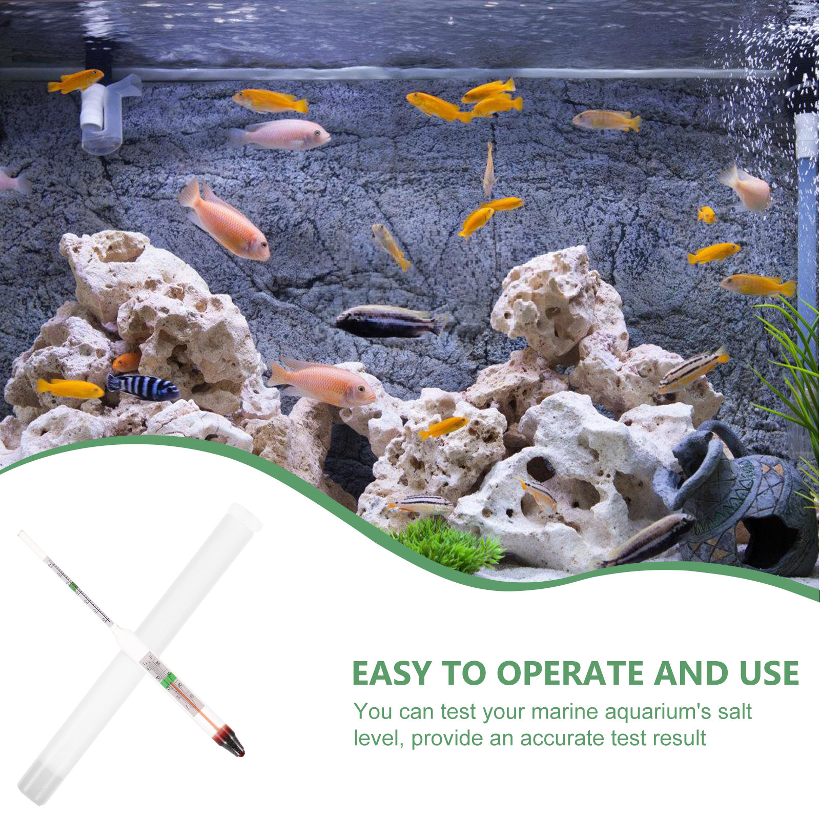 1Set Premium Salinity Hydromet - Marine Aquarium Hydrometer recensie en prijs