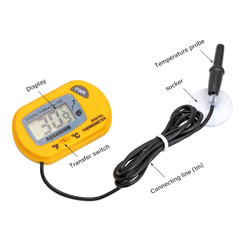 Fish Tank Thermometer LCD Digi - Marine Aquarium Hydrometer recensie en prijs