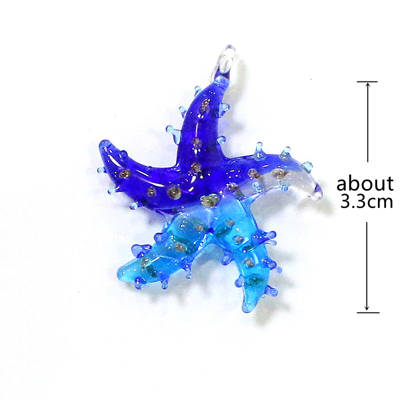 Mini Glass Starfish Pendant Co - Marine Life Aquariums recensie en prijs