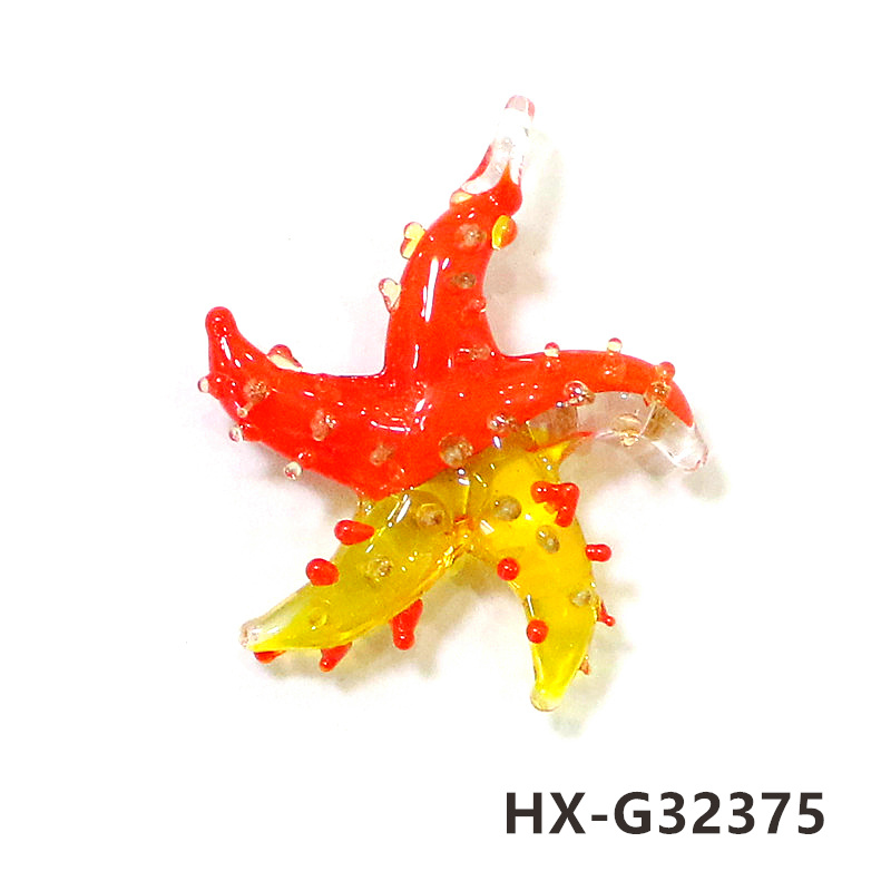 Mini Glass Starfish Pendant Co - Marine Life Aquariums recensie en prijs