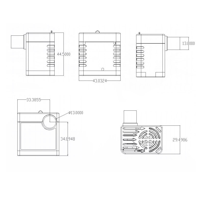 5w Water Pump Dc-808 Head 1.8  - Marine Aquarium Hydrometer recensie en prijs