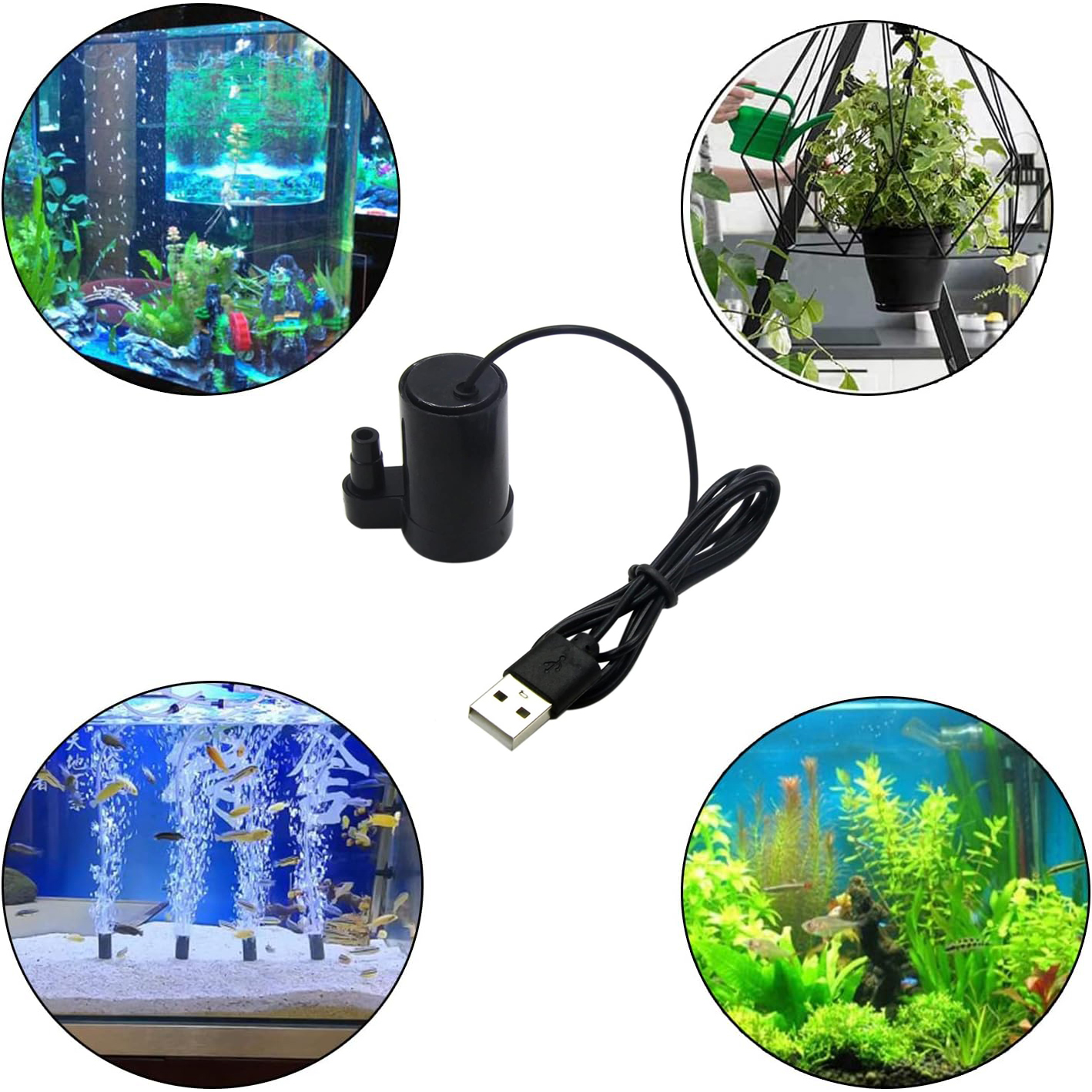 1/2pc DC 3-5V USB Micro Submer - Marine Aquarium Hydrometer recensie en prijs