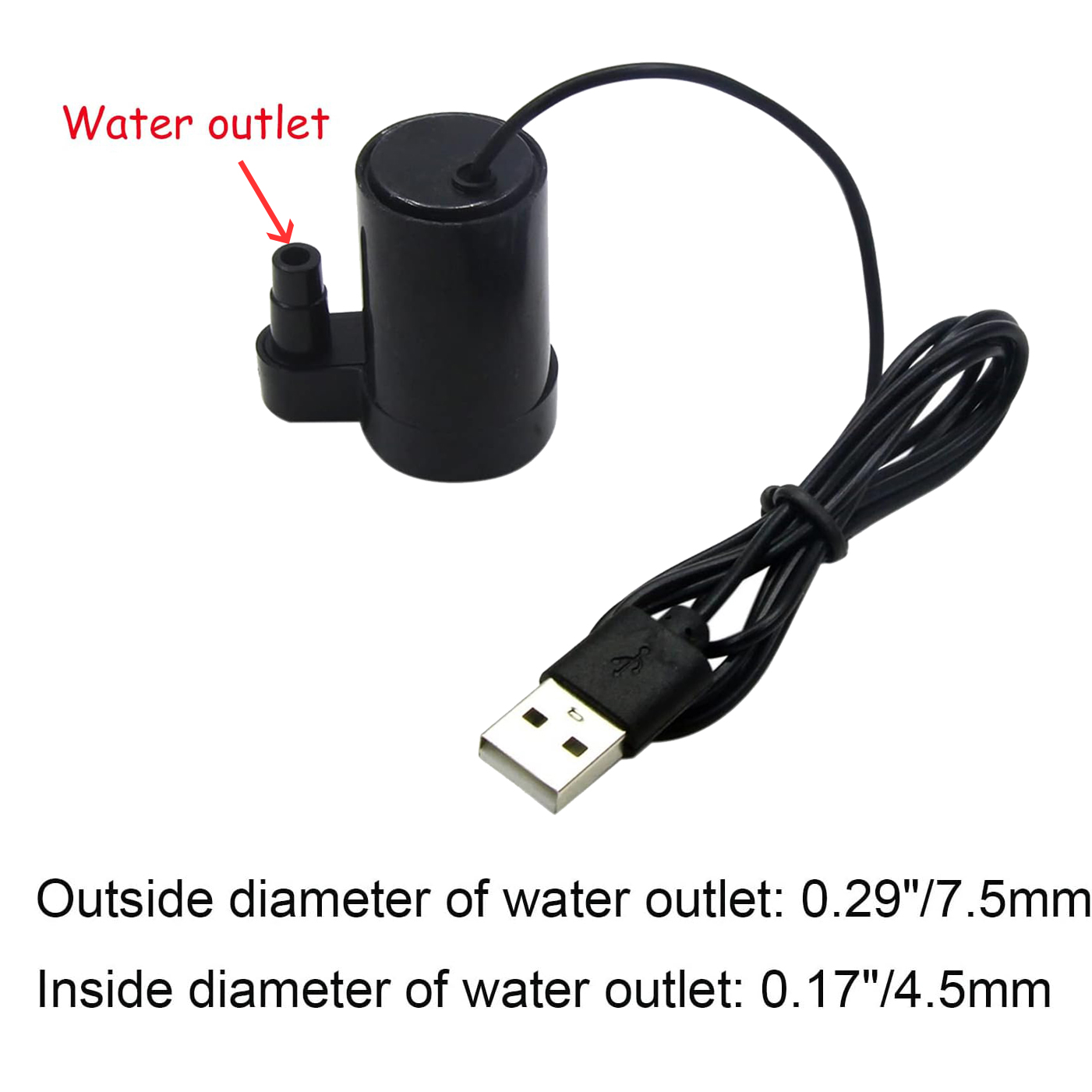 1/2pc DC 3-5V USB Micro Submer - Marine Aquarium Hydrometer recensie en prijs