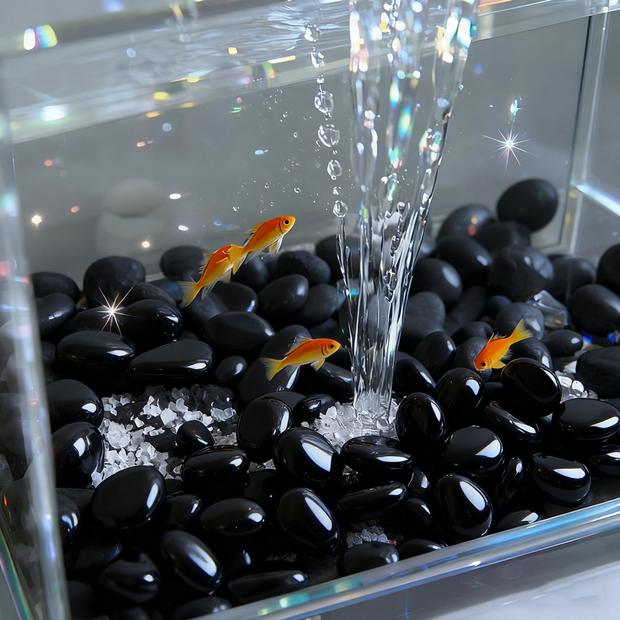 200g Black High Polished Natur - Aquarium Marine Stone recensie en prijs
