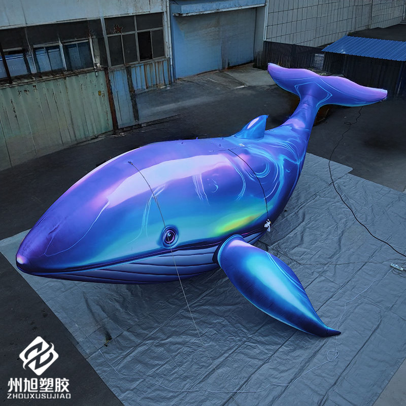 Inflatable blue whale, used as - Marine Life Aquariums recensie en prijs