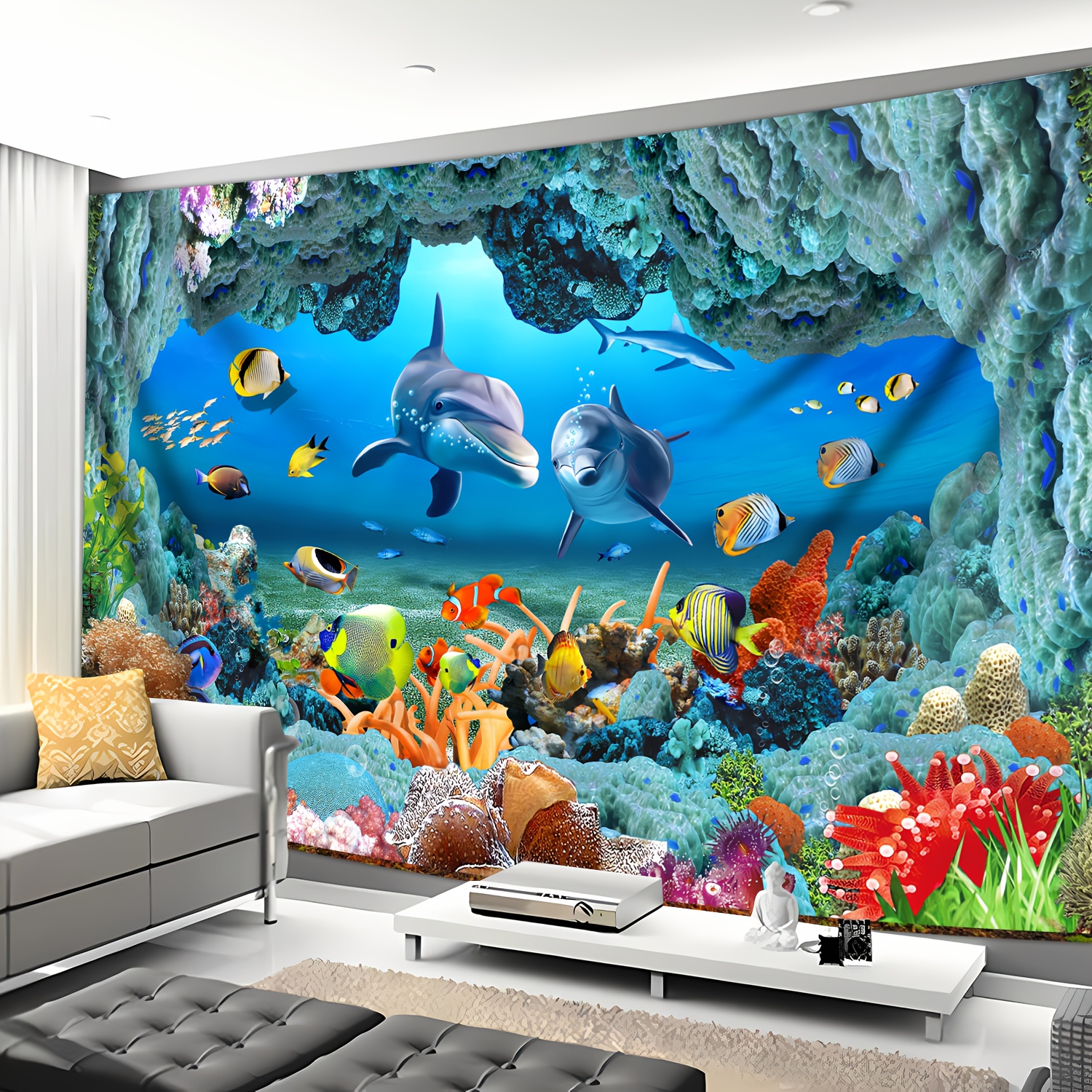 Underwater Coral Reef Dolphin  - Marine Life Aquariums recensie en prijs