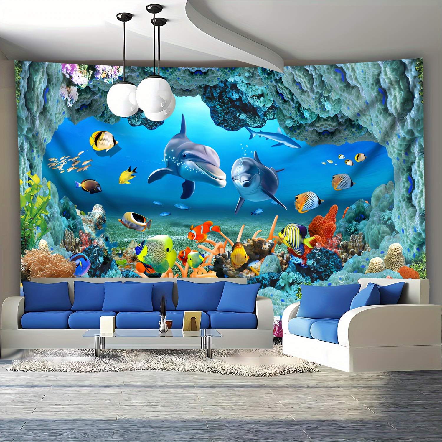 Underwater Coral Reef Dolphin  - Marine Life Aquariums recensie en prijs