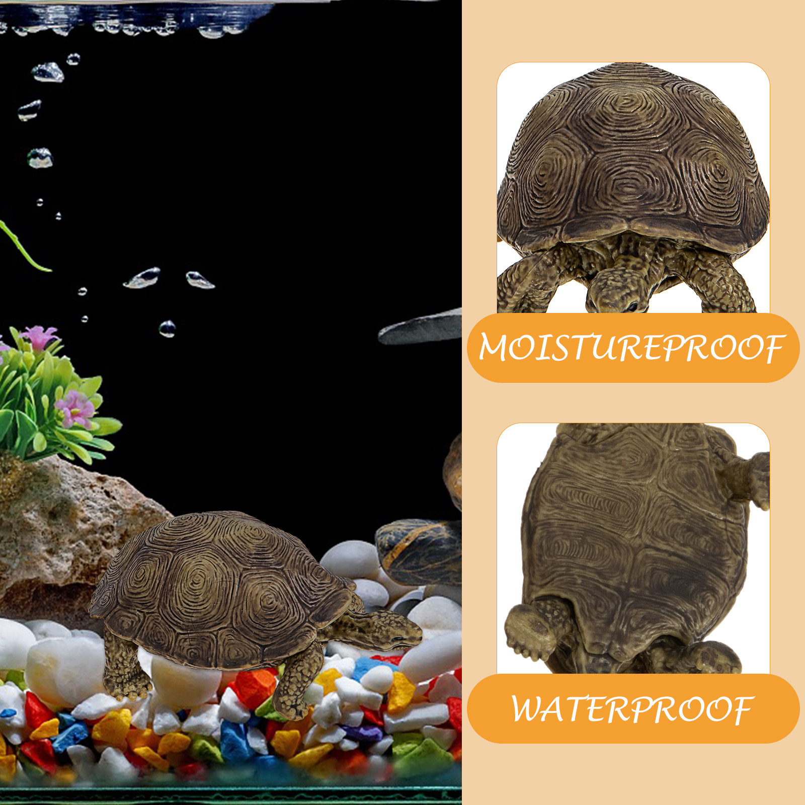 2Pcs Simulation Tortoise Plast - Marine Life Aquariums recensie en prijs