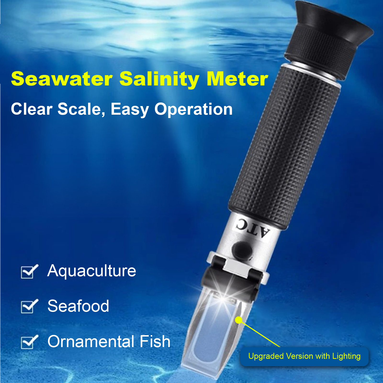 ATC Digital Salinity 0-28% 0-1 - Marine Aquarium Hydrometer recensie en prijs