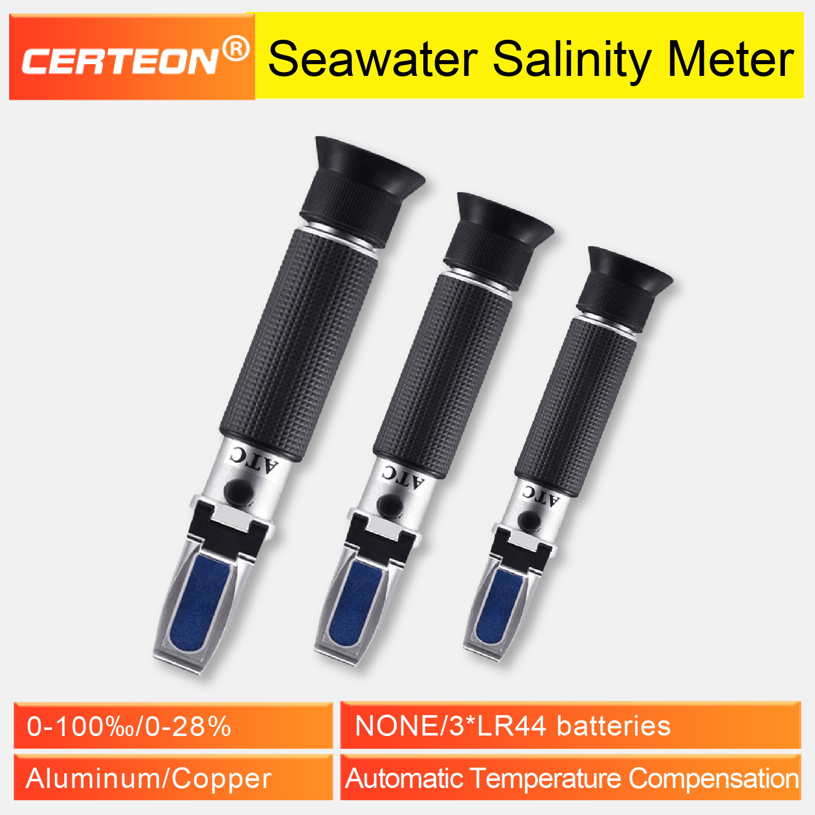 ATC Digital Salinity 0-28% 0-1 - Marine Aquarium Hydrometer recensie en prijs