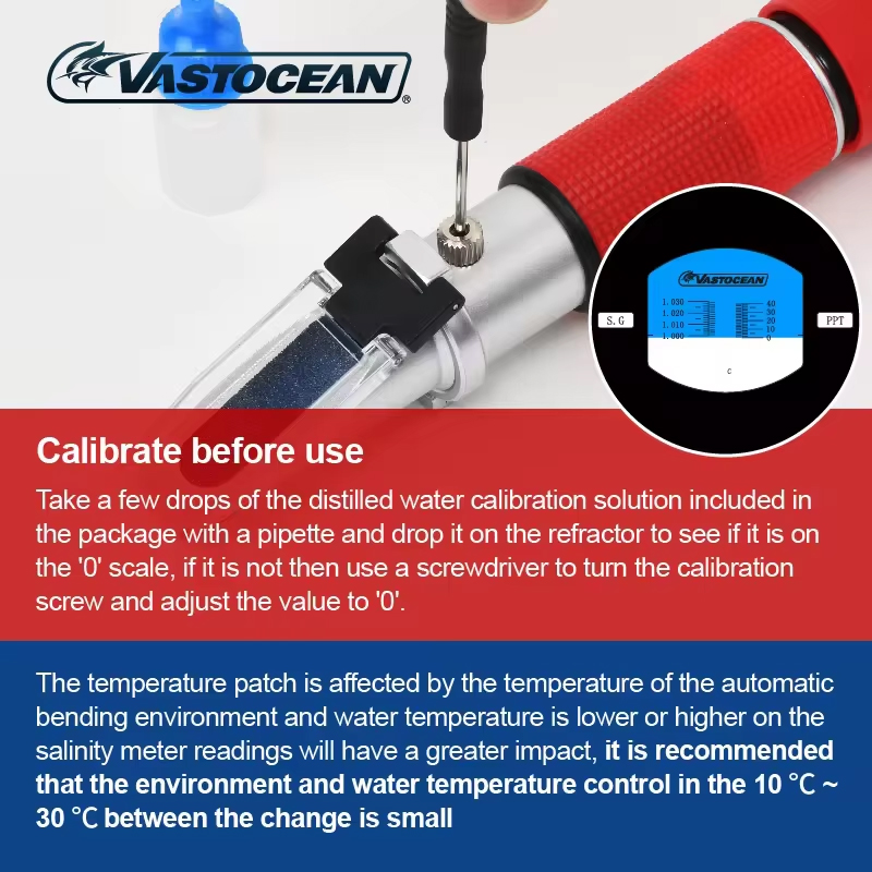 Vastocean Saltwater Refractome - Marine Aquarium Hydrometer recensie en prijs