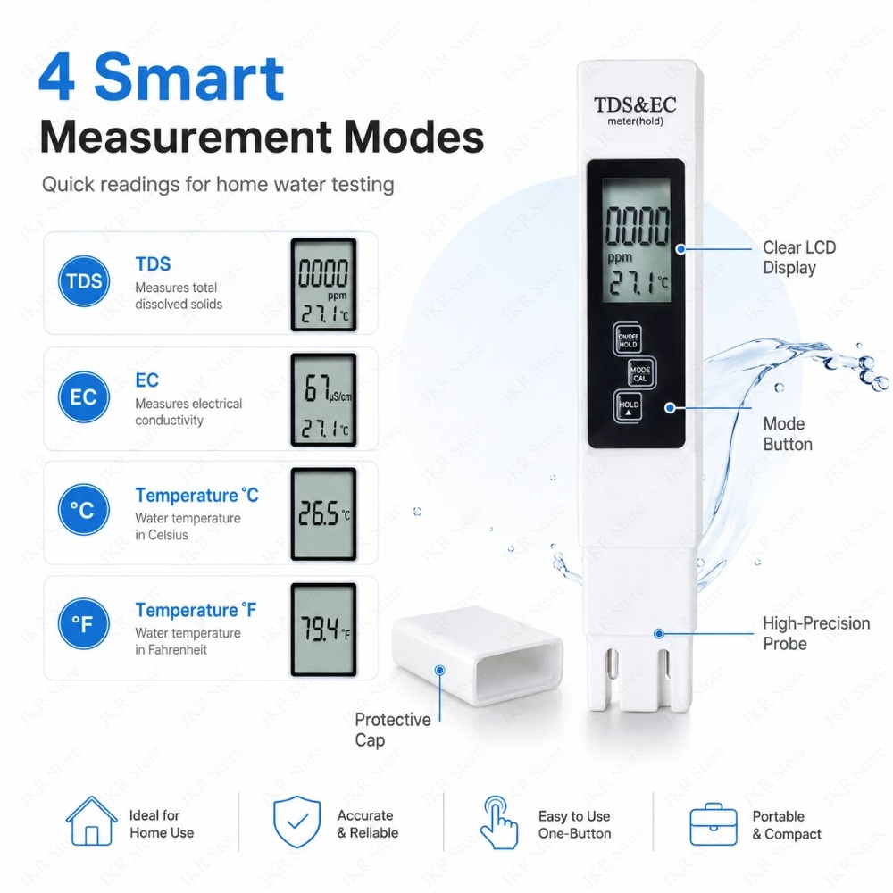 Water Quality Test Meter TDS E - Marine Aquarium Hydrometer recensie en prijs