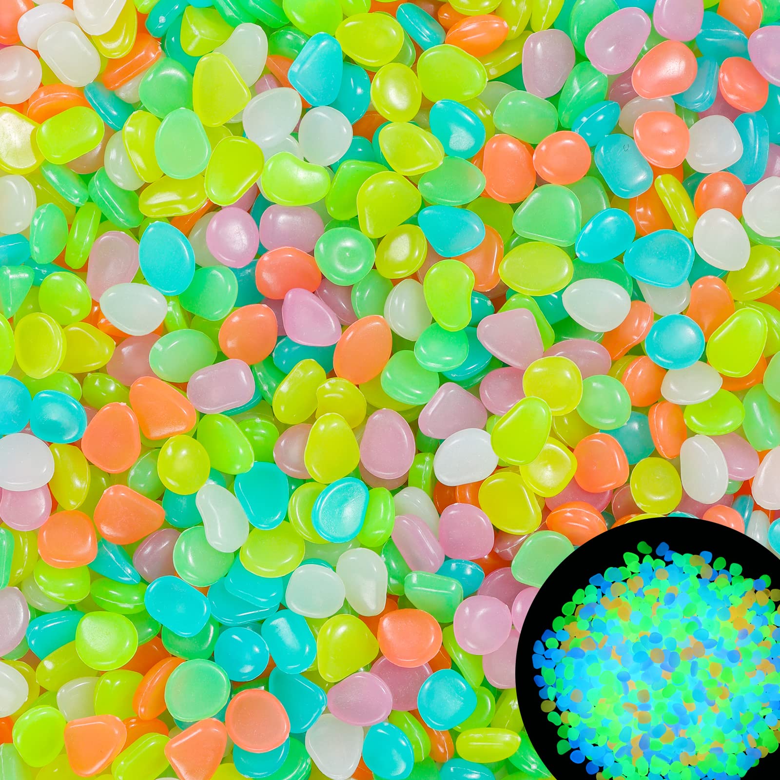 100Pcs Glow in the Dark Garden - Aquarium Marine Stone recensie en prijs