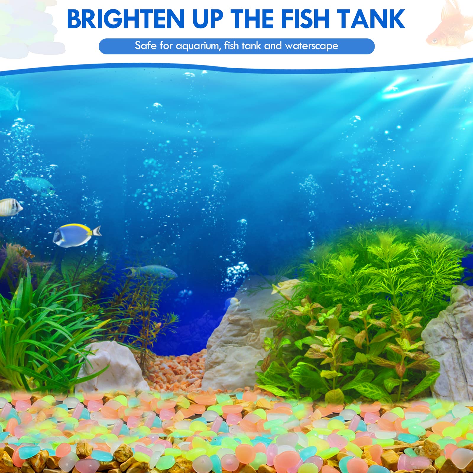 100Pcs Glow in the Dark Garden - Aquarium Marine Stone recensie en prijs