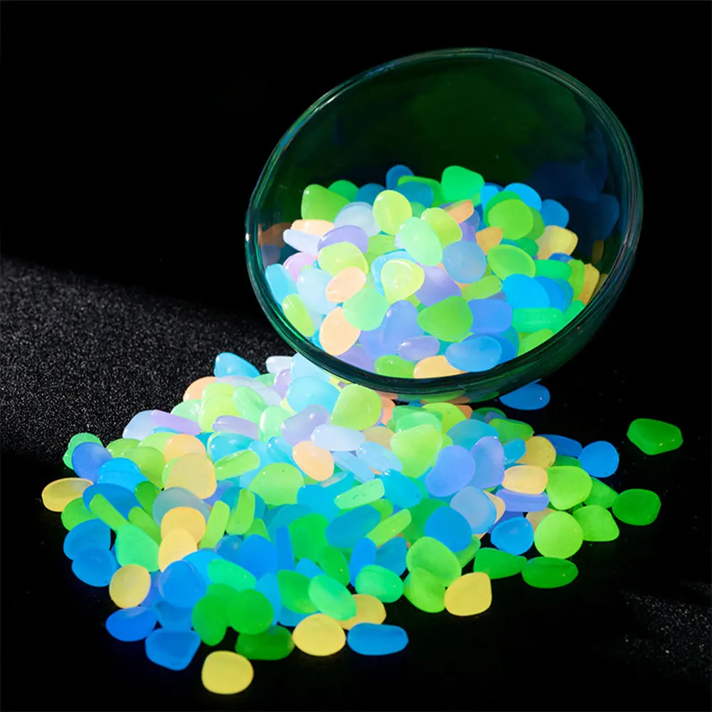 100Pcs Pebbles Glow In The Dar - Aquarium Marine Stone recensie en prijs