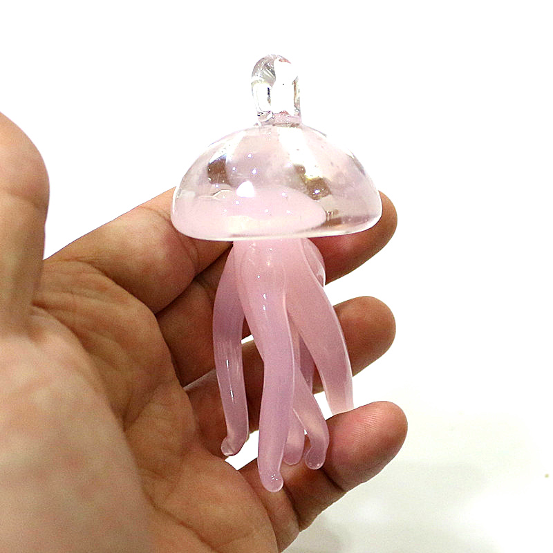 Pink Jellyfish Glass Pendant C - Marine Life Aquariums recensie en prijs