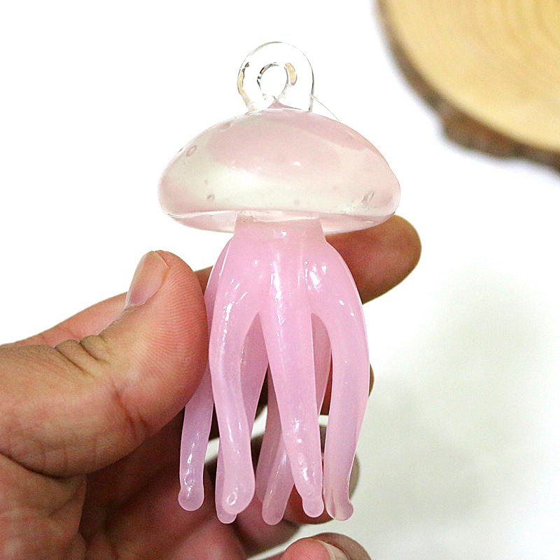 Pink Jellyfish Glass Pendant C - Marine Life Aquariums recensie en prijs